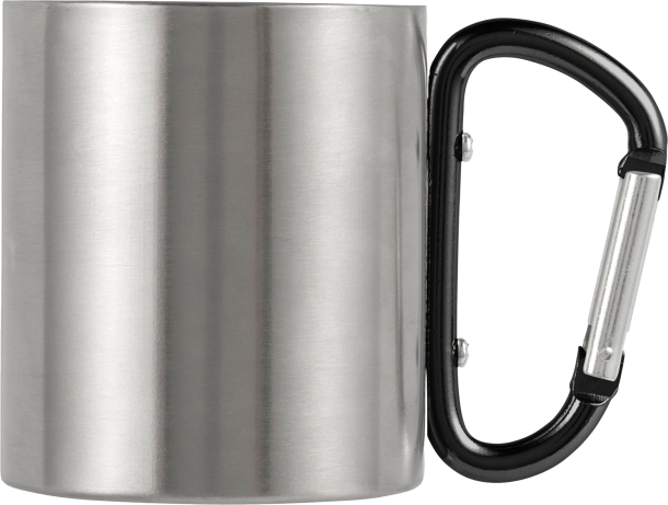 Stainless steel double walled travel mug (185ml)