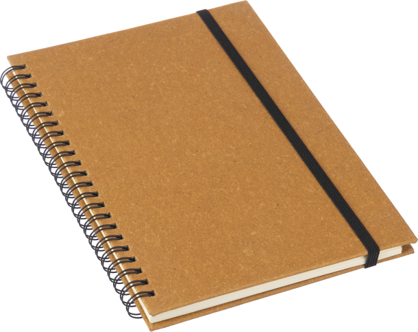 Recycled leather notebook (approx. A5)
