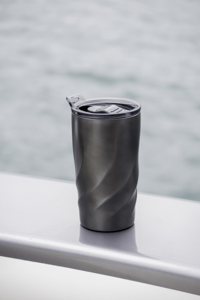 BrandCharger recycled steel travel mug (400ml)