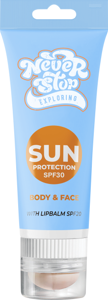 SPF30 Sunscreen Cream (20ml) + SPF20 Lip-balm CombiCap