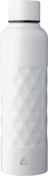 Recycled stainless steel single-walled drinking bottle (800 ml)
