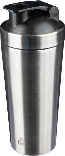 Recycled stainless steel single-walled drinking bottle (750 ml)