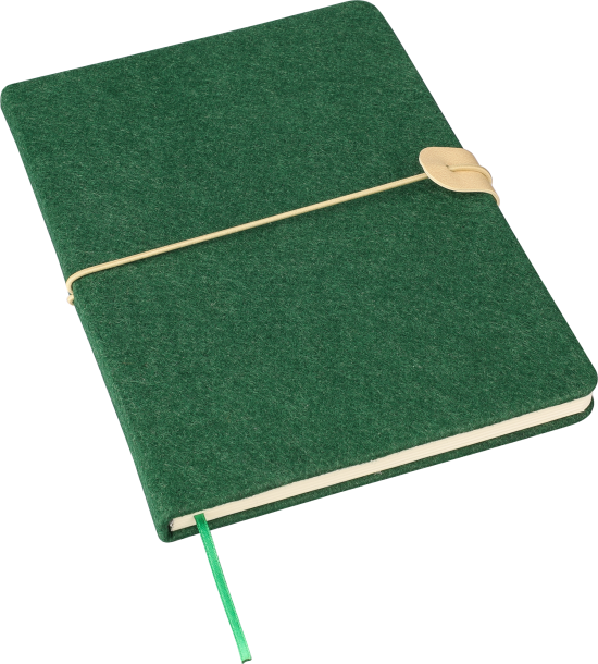 Recycled felt notebook (approx. A5)