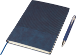 Recycled PU notebook with ballpen (approx. A5)