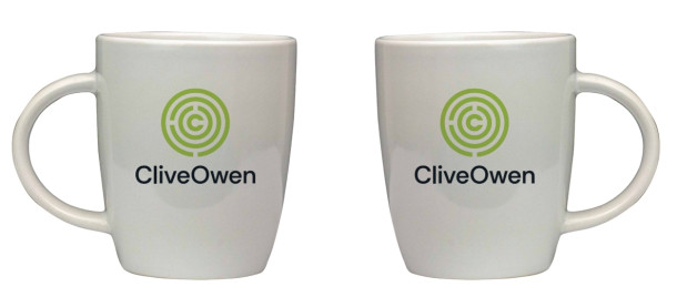 Clive Owen branded mug