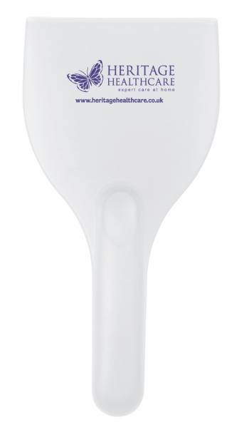 Ice scraper in White with Heritage Healthcare logo