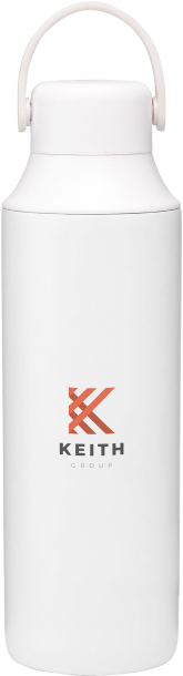Recycled stainless steel double walled bottle (600ml)