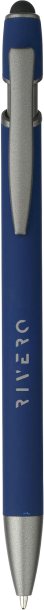 Luca Recycled aluminium soft touch ballpen