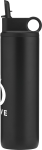 Recycled stainless steel bottle with straw (800ml)