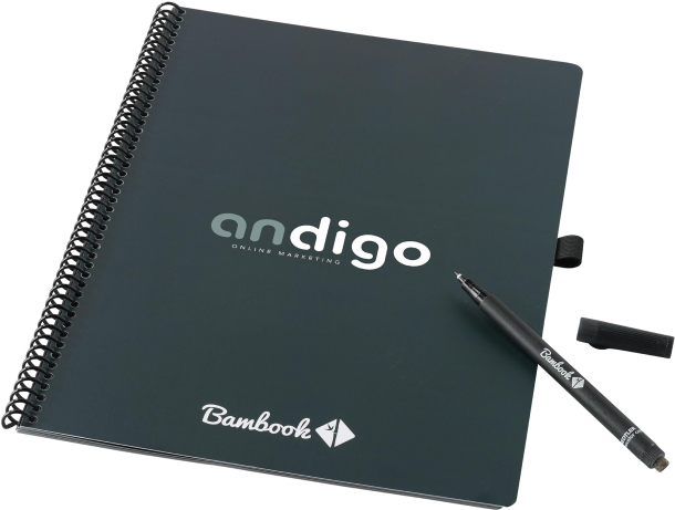 Bambook A4 notebook with pen loop