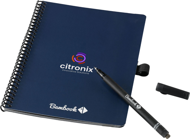 Bambook A5 notebook with dot grid paper & pen loop