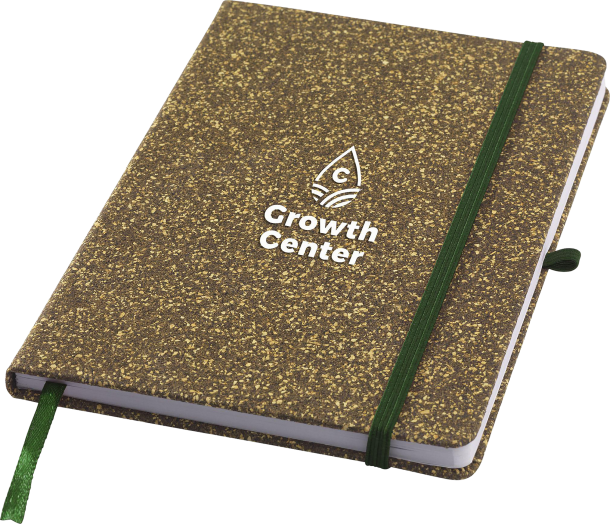 Tea and cork note book (approx A5)