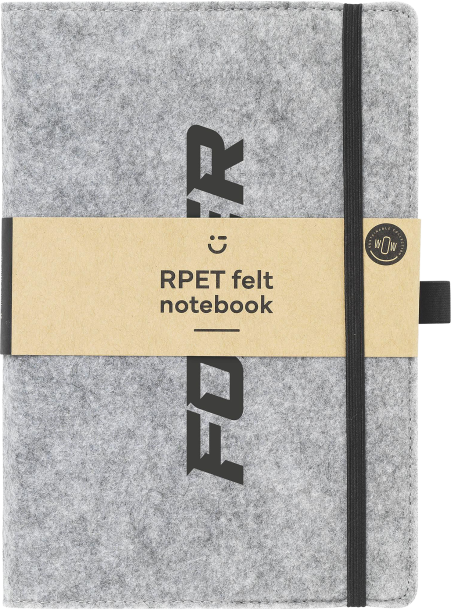 RPET felt notebook (approx A5)