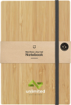 Bamboo note book with naked spine (approx A5)