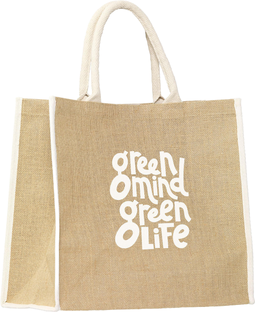 Jute shopper bag