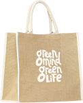Jute shopper bag