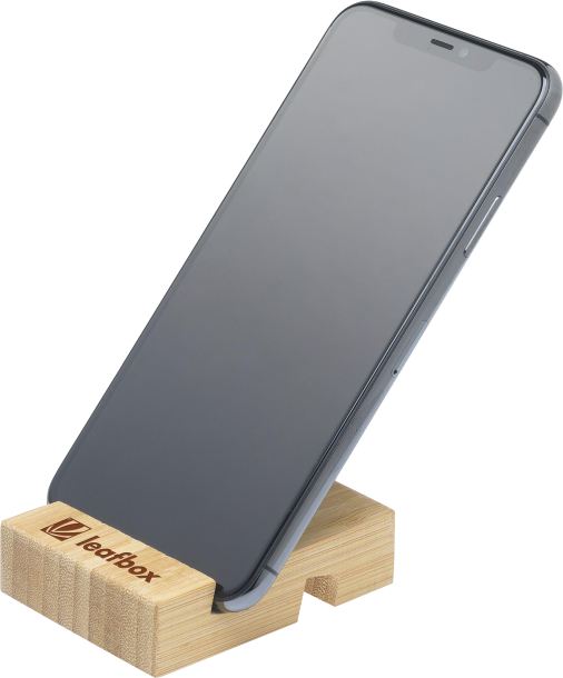 Bamboo phone stand
