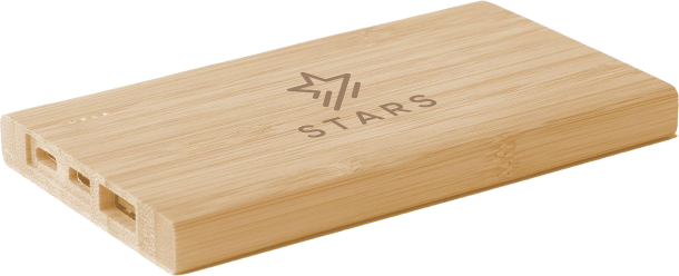 Bamboo power bank (4,000 mAh) 