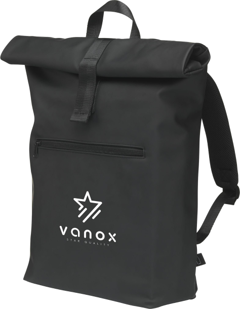 Recycled roll-top backpack