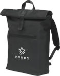 Recycled roll-top backpack