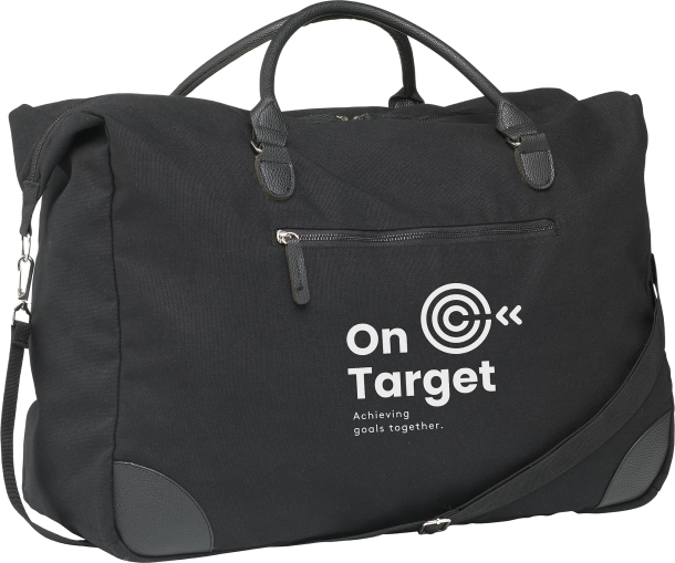 Recycled canvas travel bag