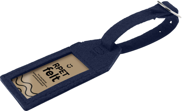 RPET felt luggage tag